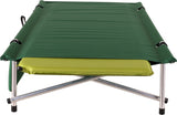 Green Polyester Wide Ibex Roll-a-Cot® 74"L x 32"W x 15"H with sleeve for your air mattress