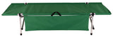 Green polyester Ibex Roll-a-Cot®, 74"L x 28"W x 15"H with sleeve for your air mattress