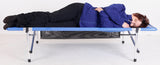 Blue Mesh reduced length Roll-a-Cot® 67"Length x 28"Width x 15"Height, RC67"