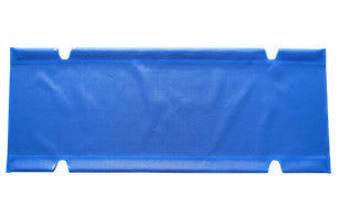 Standard blue mesh fabric top for Roll-a-Cot®, 28"W x 74"L